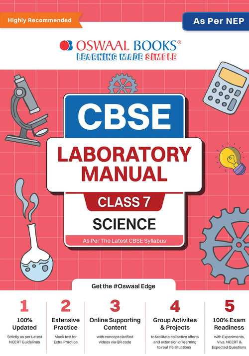 CBSE Laboratory Manual Class 7 Science Book | As Per NEP | Latest Updated
