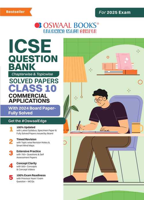 ICSE Question Bank Class 10 Commercial Applications | Chapterwise | Topicwise | Solved Papers | For 2025 Board Exams