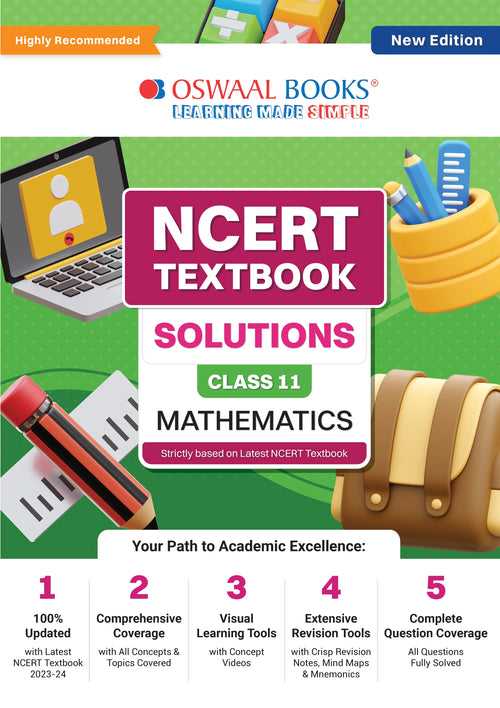NCERT Textbook Solutions Class 11 Mathematics | For Latest Exam