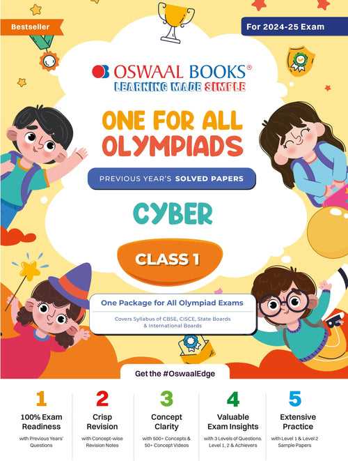 One For All Olympiad Class 1 Cyber | Previous Years Solved Papers | For 2024-25 Exam