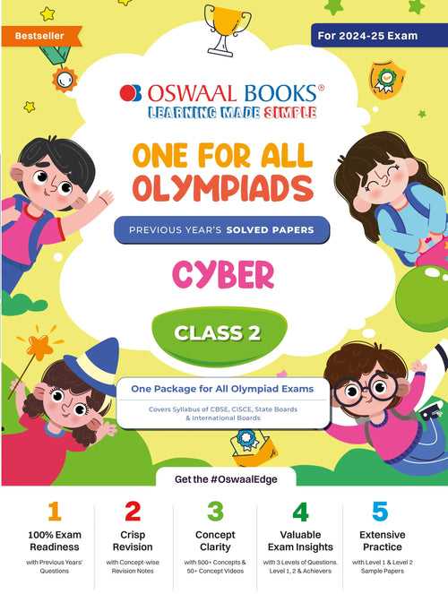 One For All Olympiad Class 2 Cyber | Previous Years Solved Papers | For 2024-25 Exam