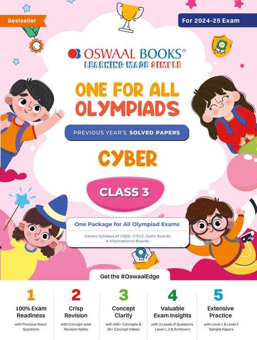 One For All Olympiad Class 3 Cyber | Previous Years Solved Papers | For 2024-25 Exam