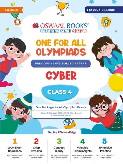 One For All Olympiad Class 4 Cyber | Previous Years Solved Papers | For 2024-25 Exam