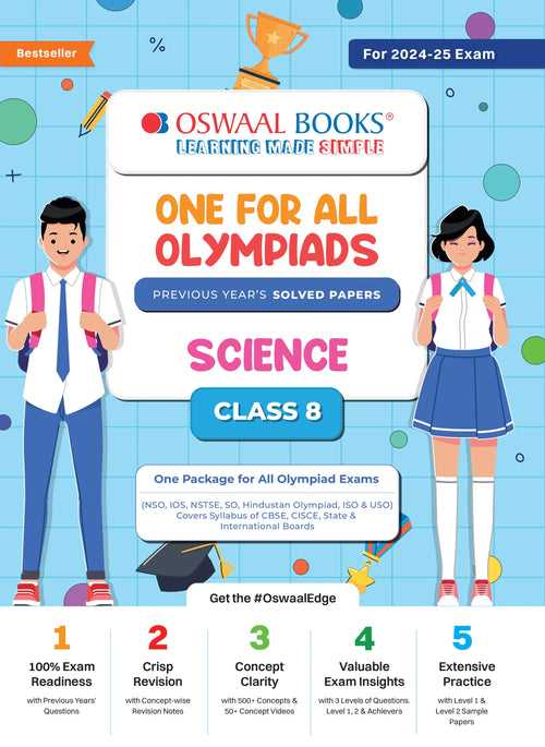 One For All Olympiad Class 8 Science | Previous Years Solved Papers | For 2024-25 Exam