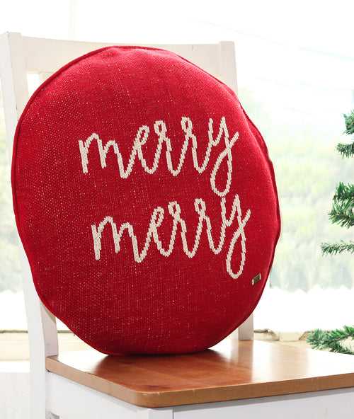 Merry Merry Round Cushion Cover (45 CM DIA)