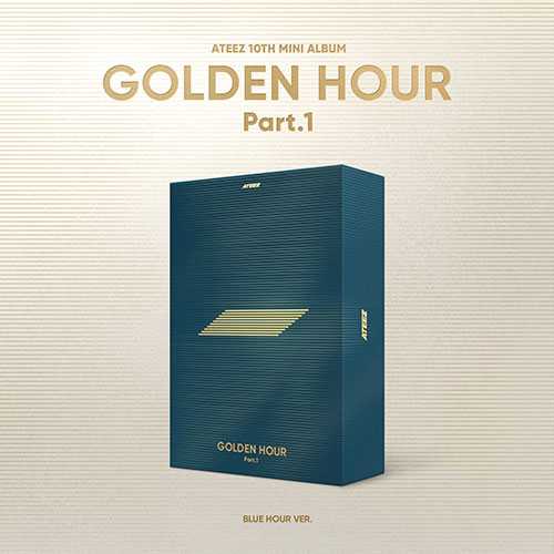 ATEEZ - 10th Mini Album [GOLDEN HOUR: Part.1] (BLUE HOUR VER.)