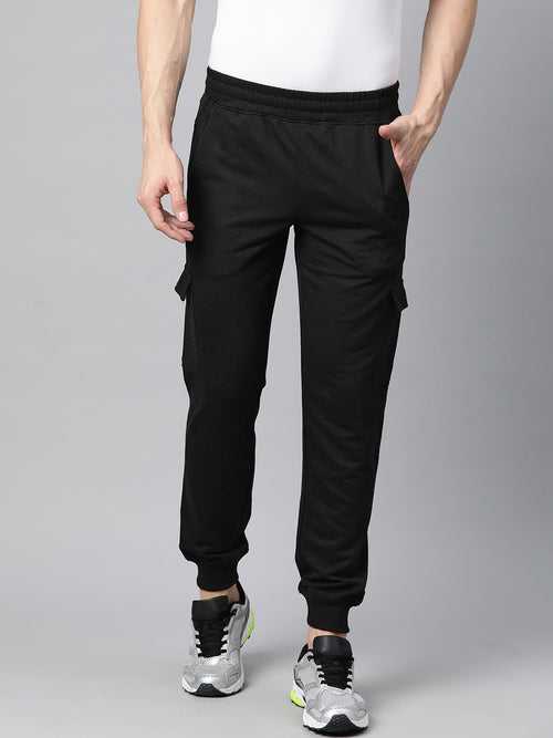 Alcis Men Mid-rise Solid Joggers Track Pants