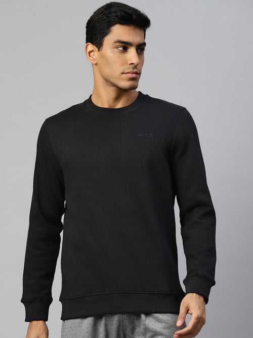 Alcis Men Solid Pullover Sweatshirt