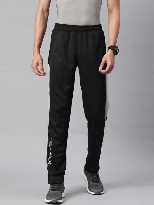Alcis Men Self Design Slim-Fit Track Pants