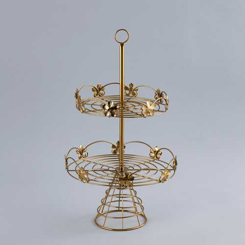 2 Tier Flora cake stand