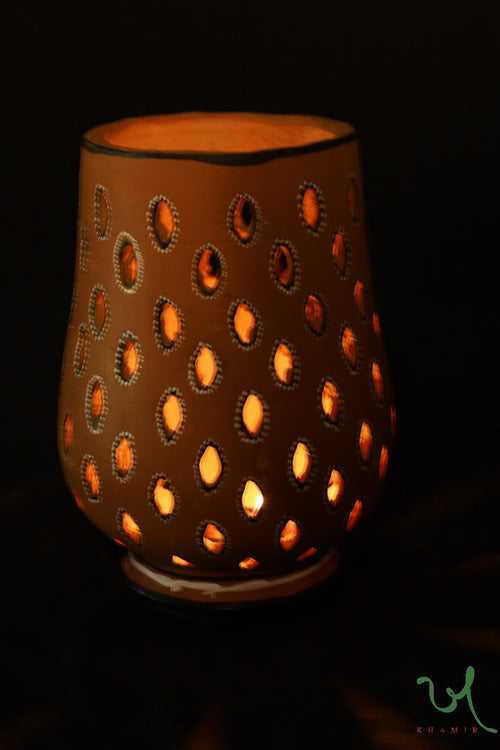 Kutchi Terracotta Pottery Diya Lamp