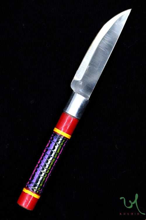 Kutchi Lacquered Wooden Steel Knife