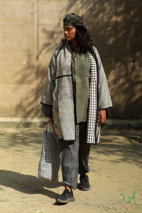 Handwoven Desi Wool Kediya Coat