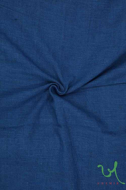 Navy Grey Peti Charkha Kala Cotton Fabric