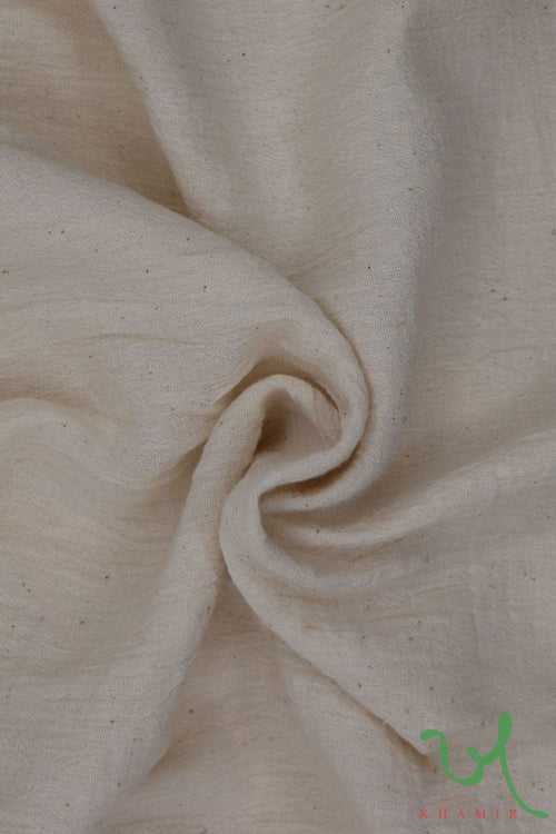 Off-white Handwoven Kala Cotton Fabric (1x1 Ply)