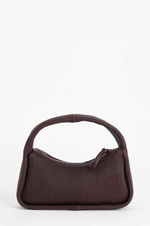 EILISH WINE EVENING HANDBAG