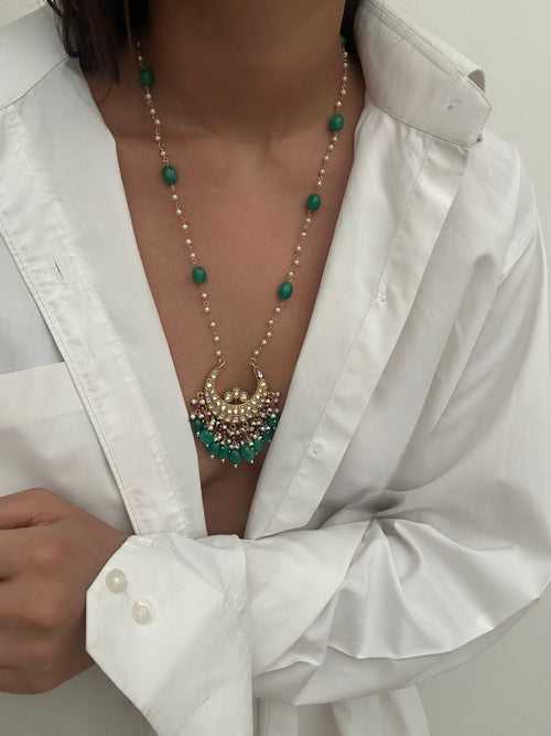 Maria green necklace