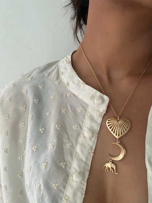 Elina Elephant Necklace