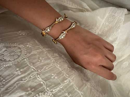 Keet polki bangle bracelet