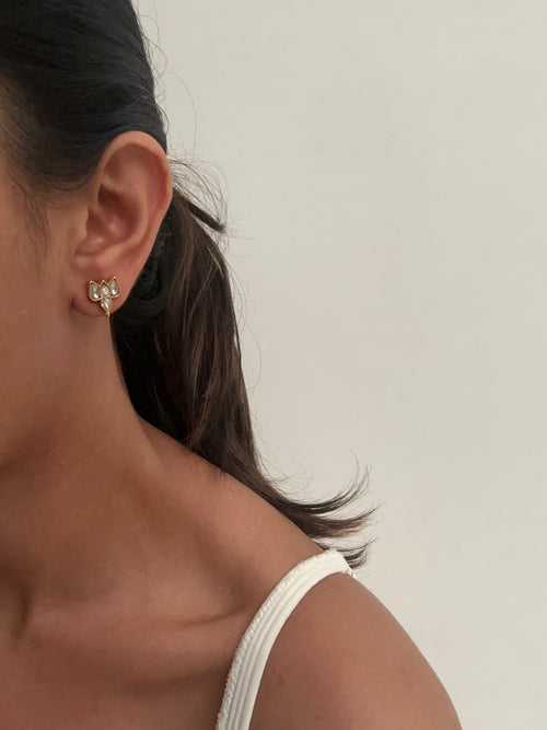 Water lotus earrings
