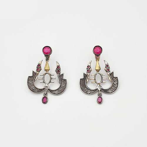 Shiva Trishul Earrings