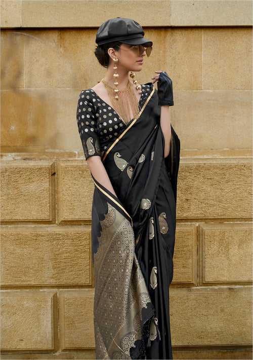 Hola !!Satin Silk Saree