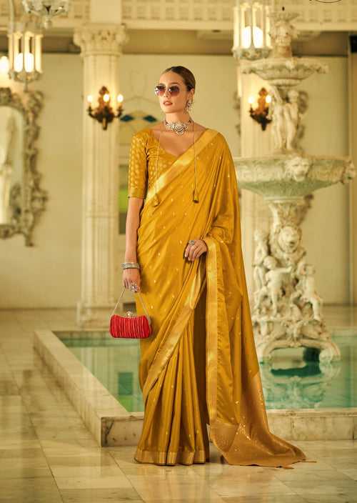 Queen Bee- Designer Satin Silk Saree