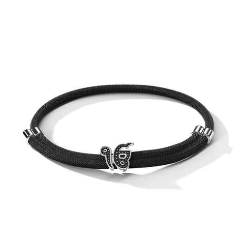 Ik Onkar Bracelet | 925 Sterling Silver, Premium Paracord, Rhodium Plating & Glossy Finish