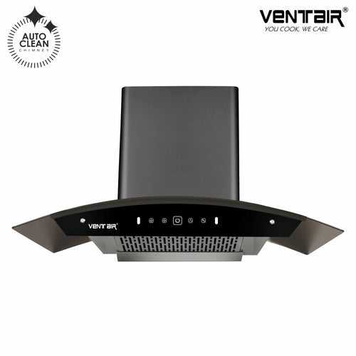 Style 75 Smart Auto Clean Chimney (Motion Sensor, 75cm, 1300 m3h, 11° Filterless Technology)