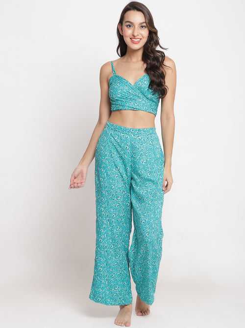 Green Printed Co-ord Set