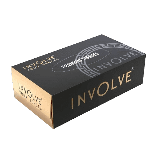 Involve® Premium Tissue Box : Black