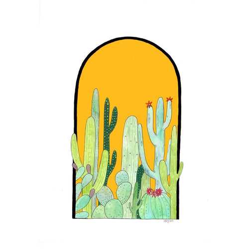 Cactus 5 (Size: A3)