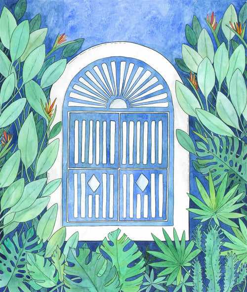 Blue Window (Size: A3)