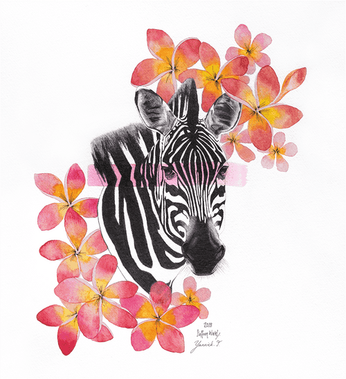 Zebra (Size: A3)