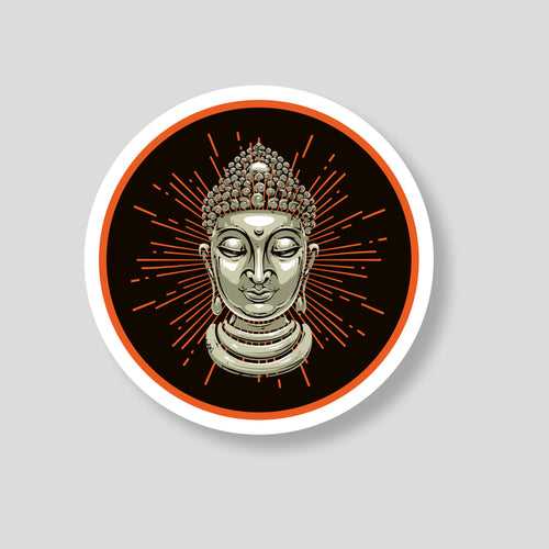 Buddha 1 Sticker