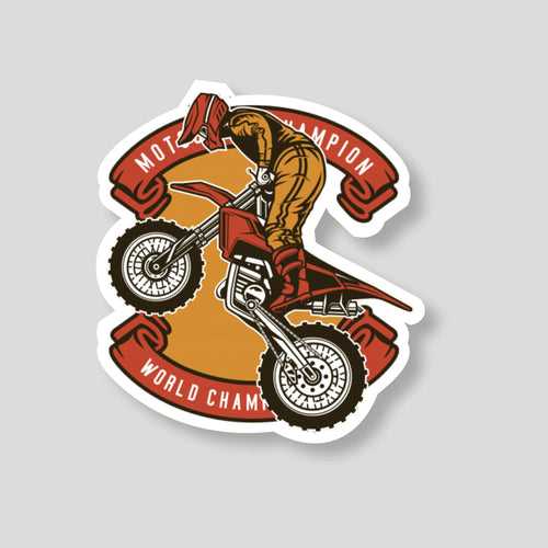 Moto Champion Sticker