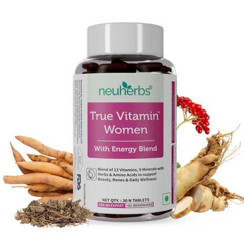 True Vitamin Women - Multivitamins For Women- Supports energy, beauty, bones & daily wellness with natural herbs & multivitamins multiminerals.