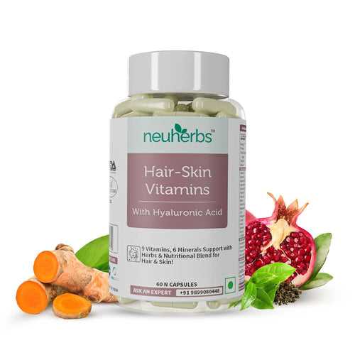 Neuherbs Hair Skin Vitamins - Vitamins For Skin - Vitamins For Glowing Skin & Healthy Hair