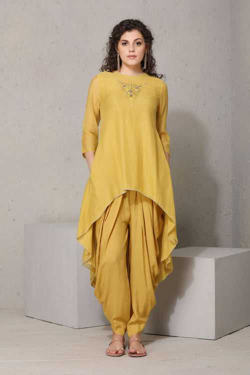 Calista Tunic Set (With Dhoti)