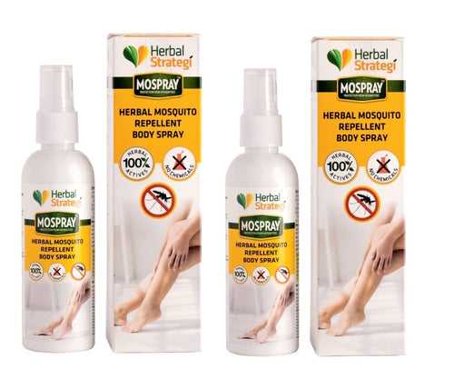 Herbal Mosquito Repellent Body Spray (Pack of 2 x 100ml)