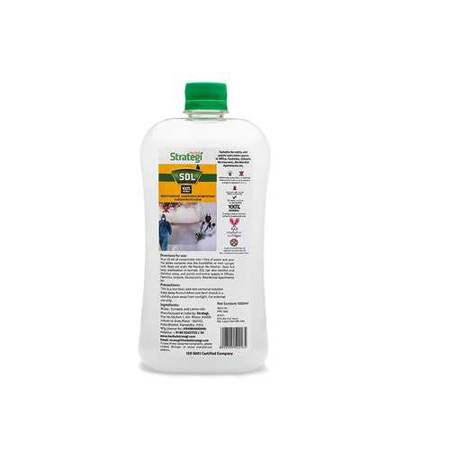 Herbal Multi Surface Sanitizer and Disinfectant Liquid (SDL) | Product Size: 1 ltr, 5 ltr, 1 ltr + Machine