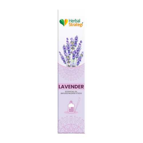 Herbal Lavender Aromatic Incense Sticks - 20 Sticks Per Pack