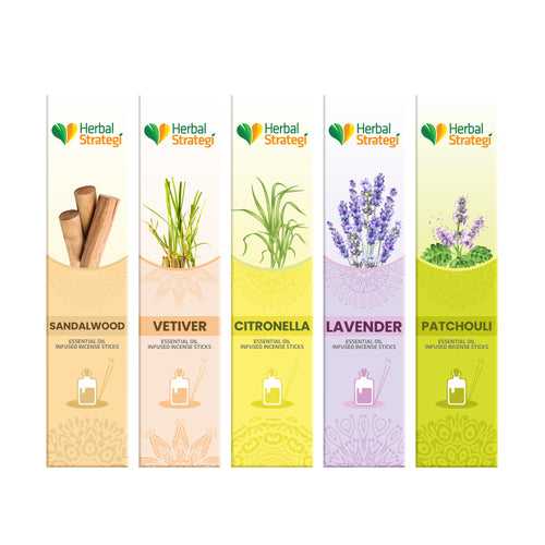 Natural Aromatic Incense Sticks (Pack of 5)