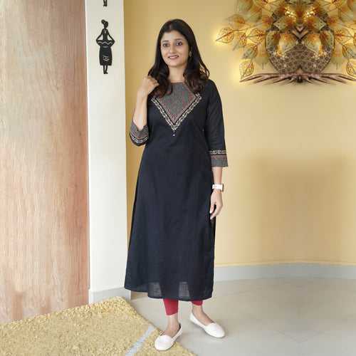 Pure Cotton Kurti - 4259