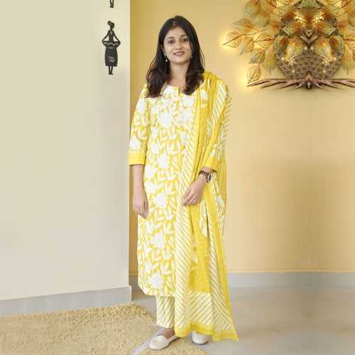 Pure Cotton Kurti Set-4348