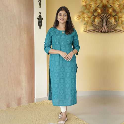 Pure Cotton Kurti-4648