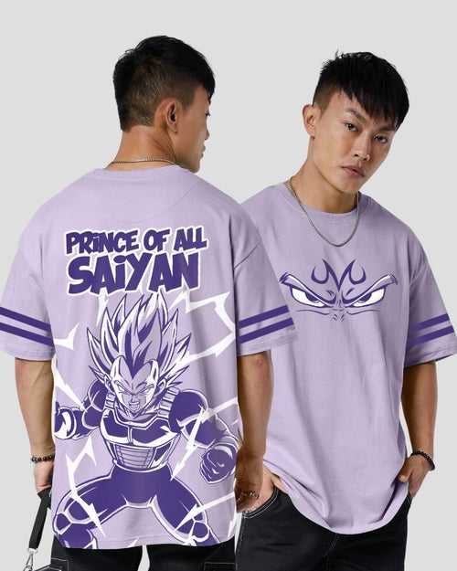 Prince Of All Saiyan Oversized Anime T shirt