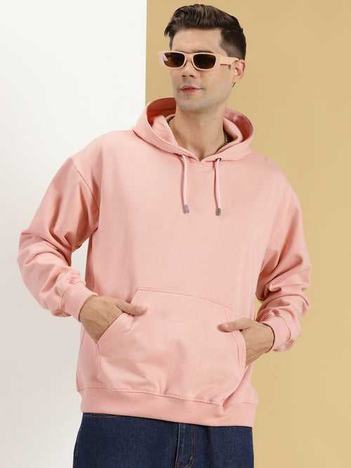 Candy Pink Oversized Hoodie