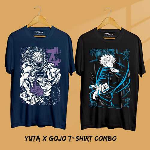 Yuta X Gojo Satoru Anime T-shirt Combo