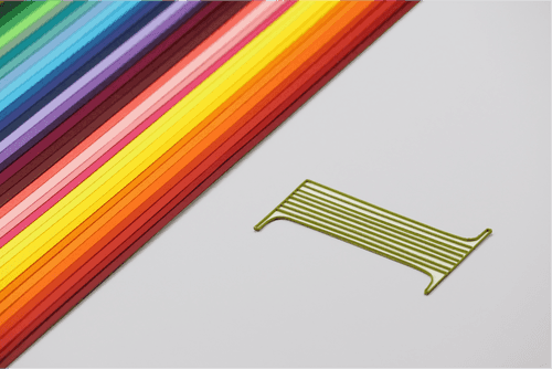 1mm Arto Single Color Quilling Strips | 250-300 GSM